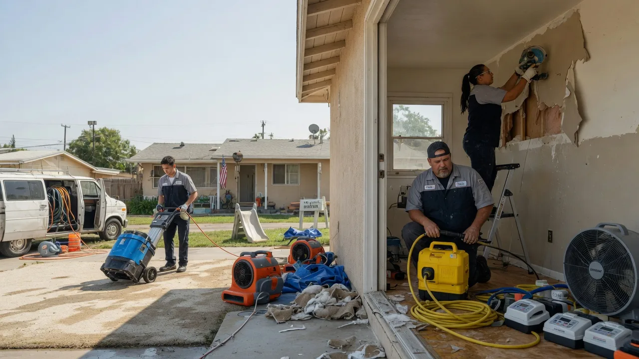 Water Damage Restoration in California near me